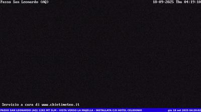 Preview delle webcam di Sant'Eufemia a Maiella