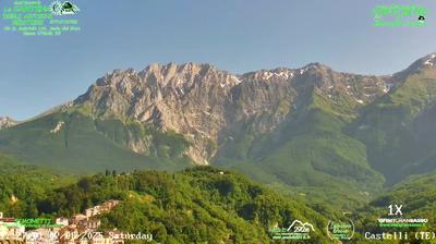 immagine della webcam nei dintorni di Fonte Cerreto: webcam Castelli