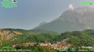 immagine della webcam nei dintorni di Casale San Nicola (alto): webcam Castelli