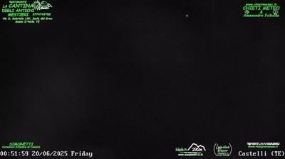 immagine della webcam nei dintorni di Villa Celiera: webcam Castelli