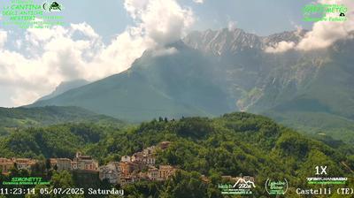 immagine della webcam nei dintorni di Campotosto: webcam Castelli