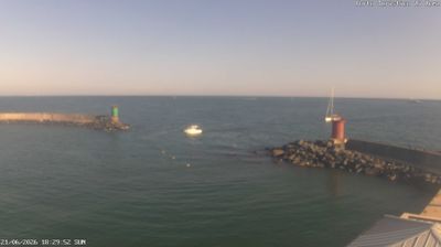 immagine della webcam nei dintorni di Santa Severa: webcam Isola Sacra