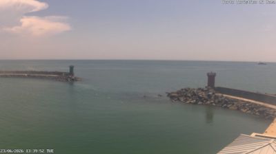 immagine della webcam nei dintorni di Marina di San Nicola: webcam Isola Sacra