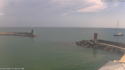 immagine della webcam nei dintorni di Marina di San Nicola: webcam Isola Sacra