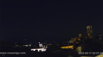immagine della webcam nei dintorni di Rocca Canavese: webcam Rivarolo Canavese