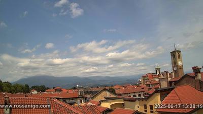 immagine della webcam nei dintorni di Castagneto Po: webcam Rivarolo Canavese
