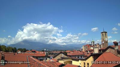 immagine della webcam nei dintorni di Castelnuovo Nigra: webcam Rivarolo Canavese