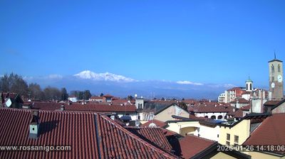 immagine della webcam nei dintorni di San Raffaele Cimena: webcam Rivarolo Canavese