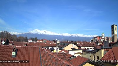 immagine della webcam nei dintorni di Rocca Canavese: webcam Rivarolo Canavese