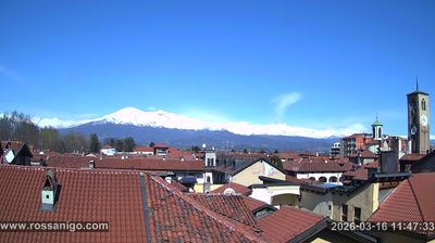immagine della webcam nei dintorni di Rivara: webcam Rivarolo Canavese