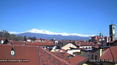 immagine della webcam nei dintorni di Rocca Canavese: webcam Rivarolo Canavese