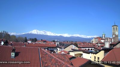 immagine della webcam nei dintorni di Rocca Canavese: webcam Rivarolo Canavese