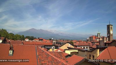 immagine della webcam nei dintorni di San Colombano Belmonte: webcam Rivarolo Canavese