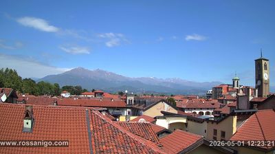 immagine della webcam nei dintorni di Rivara: webcam Rivarolo Canavese