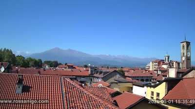 immagine della webcam nei dintorni di Rivara: webcam Rivarolo Canavese