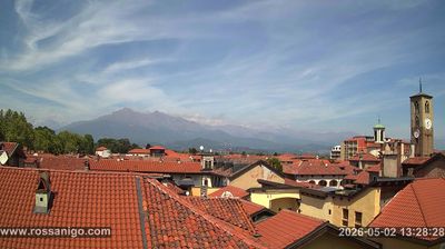 immagine della webcam nei dintorni di San Raffaele Cimena: webcam Rivarolo Canavese