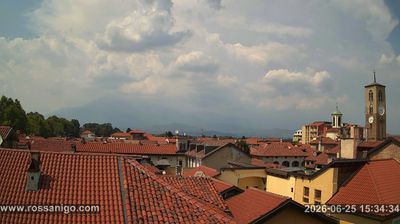 immagine della webcam nei dintorni di Castelnuovo Nigra: webcam Rivarolo Canavese