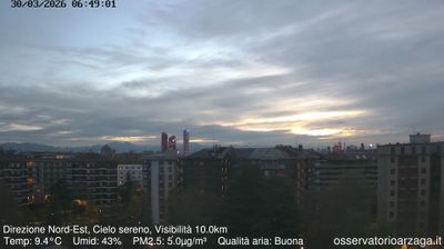 immagine della webcam nei dintorni di Milano Santa Rita: webcam Milano Quartiere Ebraico