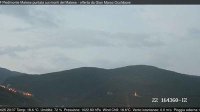 immagine della webcam nei dintorni di Macchia d'Isernia: webcam Piedimonte Matese