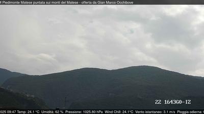 immagine della webcam nei dintorni di Colle d'Anchise: webcam Piedimonte Matese
