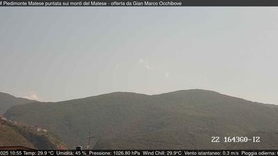 immagine della webcam nei dintorni di Monteroduni: webcam Piedimonte Matese
