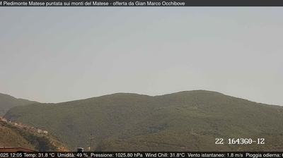 immagine della webcam nei dintorni di Campoli del Monte Taburno: webcam Piedimonte Matese
