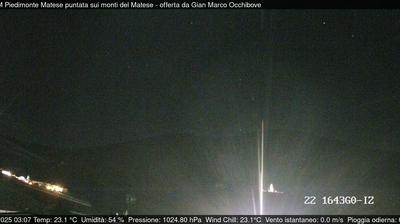 immagine della webcam nei dintorni di Macchia d'Isernia: webcam Piedimonte Matese