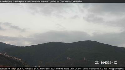 immagine della webcam nei dintorni di Campoli del Monte Taburno: webcam Piedimonte Matese