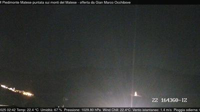 immagine della webcam nei dintorni di Campoli del Monte Taburno: webcam Piedimonte Matese