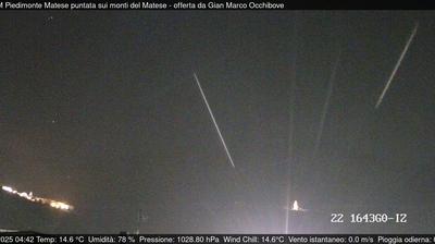 immagine della webcam nei dintorni di Campoli del Monte Taburno: webcam Piedimonte Matese