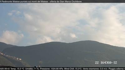 immagine della webcam nei dintorni di Bellona: webcam Piedimonte Matese