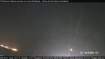 immagine della webcam nei dintorni di Campoli del Monte Taburno: webcam Piedimonte Matese