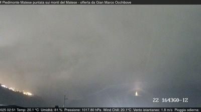 immagine della webcam nei dintorni di Macchia d'Isernia: webcam Piedimonte Matese