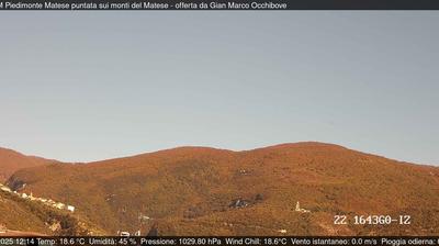 immagine della webcam nei dintorni di Monteroduni: webcam Piedimonte Matese
