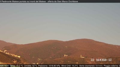 immagine della webcam nei dintorni di Colle d'Anchise: webcam Piedimonte Matese
