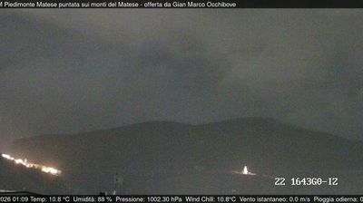 immagine della webcam nei dintorni di Santa Maria del Molise: webcam Piedimonte Matese