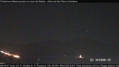 immagine della webcam nei dintorni di Pignataro Maggiore: webcam Piedimonte Matese