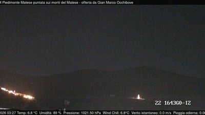 immagine della webcam nei dintorni di Pignataro Maggiore: webcam Piedimonte Matese