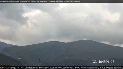 immagine della webcam nei dintorni di Campoli del Monte Taburno: webcam Piedimonte Matese