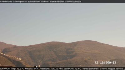 immagine della webcam nei dintorni di Campoli del Monte Taburno: webcam Piedimonte Matese