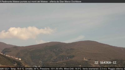 immagine della webcam nei dintorni di Monteroduni: webcam Piedimonte Matese