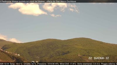 immagine della webcam nei dintorni di Pignataro Maggiore: webcam Piedimonte Matese