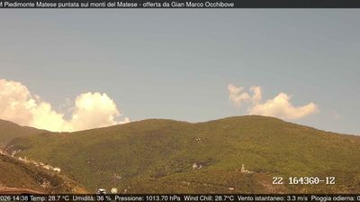 immagine della webcam nei dintorni di Campitello Matese: webcam Piedimonte Matese