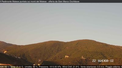 immagine della webcam nei dintorni di Campoli del Monte Taburno: webcam Piedimonte Matese