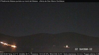 immagine della webcam nei dintorni di Campoli del Monte Taburno: webcam Piedimonte Matese
