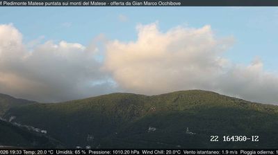 immagine della webcam nei dintorni di Colle d'Anchise: webcam Piedimonte Matese