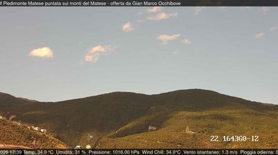 immagine della webcam nei dintorni di Crocelle: webcam Piedimonte Matese