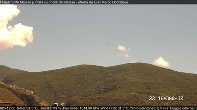 immagine della webcam nei dintorni di Macchia d'Isernia: webcam Piedimonte Matese