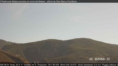 immagine della webcam nei dintorni di Macchia d'Isernia: webcam Piedimonte Matese