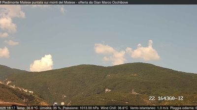 immagine della webcam nei dintorni di Campoli del Monte Taburno: webcam Piedimonte Matese